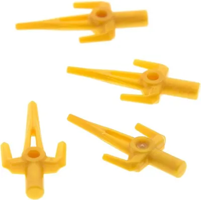 Produktbild von 4x Lego Figuren Waffe Dolch Sai perl gold Stichwaffe Ninjago 70749 4646866 98139