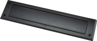 Image de Clapet de boîte aux lettres avec brossé noir 8 x 34,2 x 1,5cm - Par pièce
