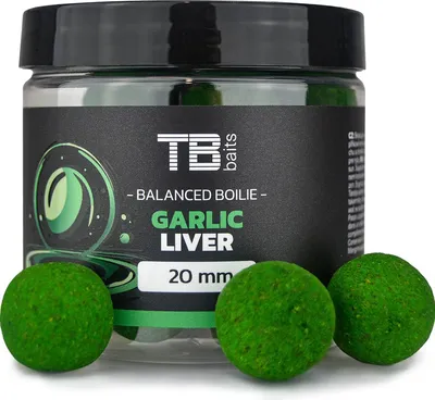 Zdjęcie produktu dla TB Baits Tomas Blazek Boilie Balanced Garlic Liver 100g 24mm - kulki zbalansowane
