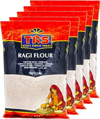 Produktbild von 5x 1 jg TRS Ragi Mehl MHD 5.3.2027 (Fingerhirsemehl)