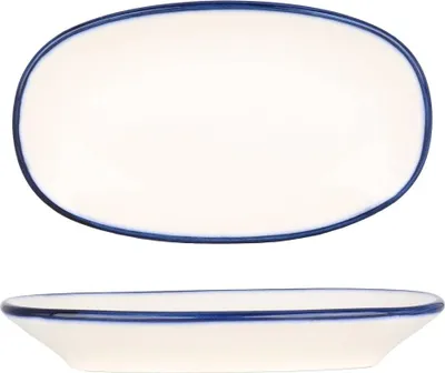 Obrázok produktu pre Bonna servírovacia miska - Linea Blue - porcelán - 19x11 cm