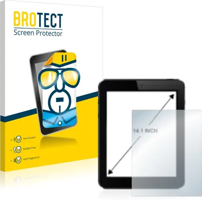 Produktbild von Schutzfolie für Tablets mit 35.8 cm (14.1 Zoll) Displays 305 x 190 mm BROTECT Displayschutz Display Schutz Folie Klar Transparent