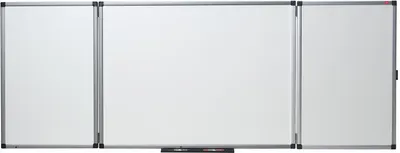 Produktbild von Nobo Weisswandtafel, Klappbar 1500x1200mm, 1500 x 1200 mm, Emaille, Horizontal, Fixed, Magnetisch