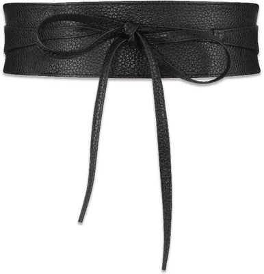 Produktbild von Damen-Waistgurt, breit, Kunstleder, hochwertig, Lychee-Muster