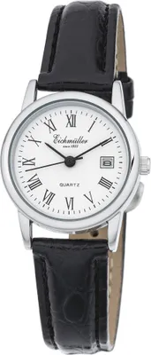 Produktbild von Eichmüller > Damenuhr Armbanduhr Ø 25 analoge 3ATM > Lederband schwarz