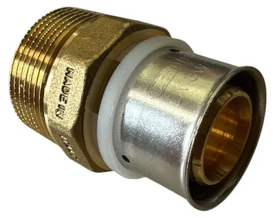 Produktbild von Zewotherm Pressübergang Premium 26x3mm - 1" AG Außengewinde