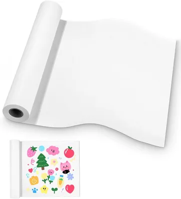Immagine prodotto di Rotolo di carta da disegno, bianca, 30 cm x 15 m, 70 g/m², per bambini