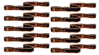 Image de 10 bandes élastiques Sveltus MULTI - noir