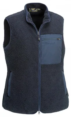 Productafbeelding van Pile vest voor dames (donkerblauw), maat M