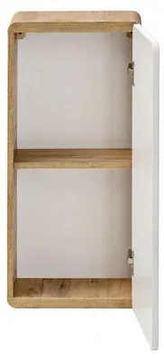 Image de Armoire de salle de bain Archipel White - 35 x 32 x 68 cm - Meuble bas mural
