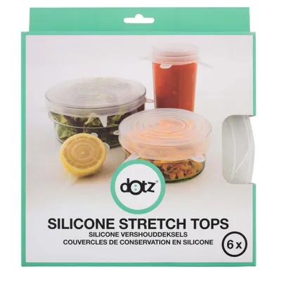 Produktbild von Dotz Flexible Silikon-Deckel für Lebensmittel 6 Stück