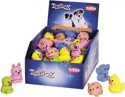 Produktbild von Mini Latex Spielzeug Tiere 50Stk