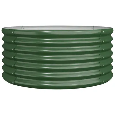 Zdjęcie produktu dla vidaXL Sadzarka Stal malowana proszkowo 80x80x36 cm Zielony
