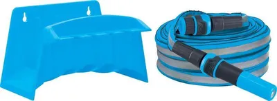 Produktbild von Schlauch AQUACRAFT® 870102, Textilschlauch, flach, Set mit Düse und Halter, 20 m