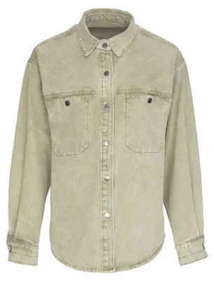 Image de Chemise pour femme TALOON - vert, taille M