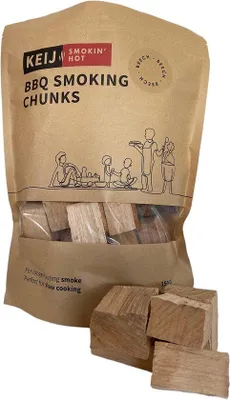 Productafbeelding van Smokewood chunks 1500g - beukenhout - voor roken - intensieve smaak