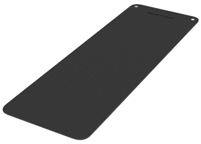 Productafbeelding van Tunturi Platinum Fitnessmat EVA 180 cm Zwart - 15 mm Dikte - Antislip Trainingsmat met Ophangogen