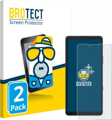 Produktbild von 2x BROTECT Schutzfolie für Sony Xperia 10 VII Displayschutz Displayschutzfolie Folie Matt Entspiegelungsfolie