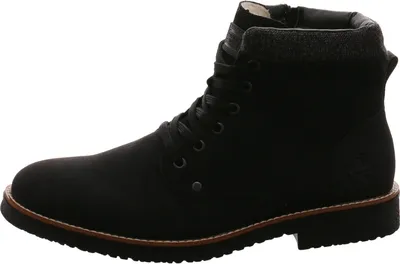 Zdjęcie produktu dla Czarne sznurowane buty za kostkę Rieker