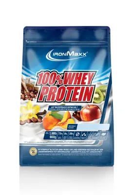 Produktbild von IronMaxx 100 % Whey Protein, 900 g Dose