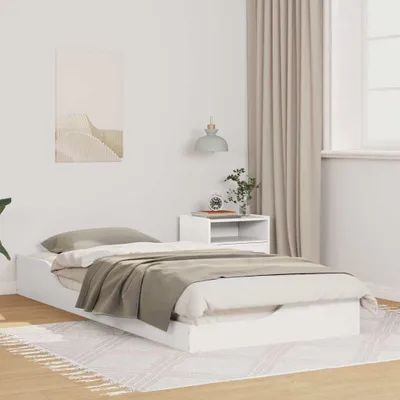 Obrázok produktu pre Maison Exclusive – rám postele biely 90 x 210 cm Masívne borovicové drevo