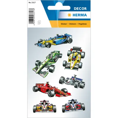 Obrázok produktu pre HERMA 3317, Papája, Viacfarebný, Permanentný, 21 kusov, 3 listy