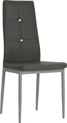 Obrázok produktu pre vidaXL Stoličky do jedálne 4 ks. Sivá Imitácia kože