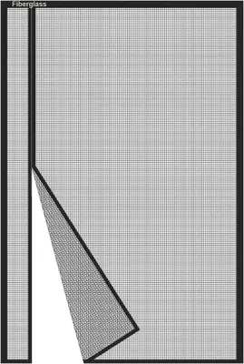 Produktbild von Magnetisch Insektenschutz 95x210cm Glasfasernetz