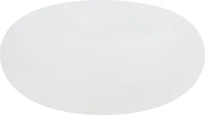 Zdjęcie produktu dla Lampa sufitowa LED do montażu podtynkowego Okrągła lampa sufitowa Kremowo-biały abażur w kształcie gwintu do salonu Jadalnia Sypialnia 35 cm / 13,8 cala