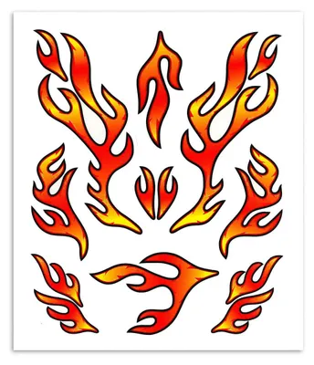Obrázok produktu pre Sada nálepiek Red Flames