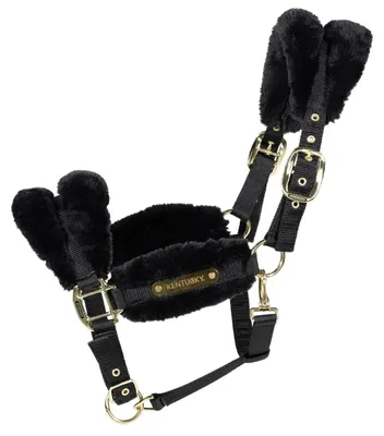 Produktbild von Kentucky Horsewear Nylon Sheepskin Halfter soft