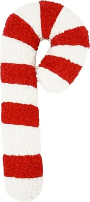 Produktbild von Weihnachtskissen mit Zuckerstangen-Pfefferminzmotiv, Weihnachtskissen, Weihnachts-Lollipop-Muster, dekorative Kissen in Plüschform für Couch und Sofa