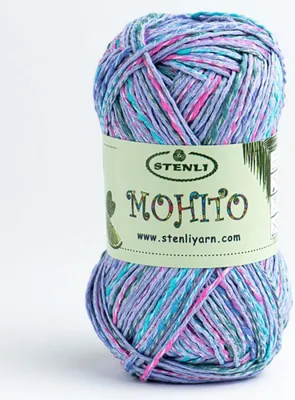 Produktbild von Stenli Mohito Strickgarn - 75% Baumwolle, 25%.Polyacryl, Vielseitige Farbpalette