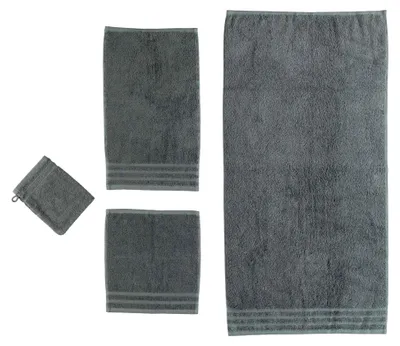 Produktbild von Handtuch 50 x 100 cm Dunkelgrau 100% Baumwolle