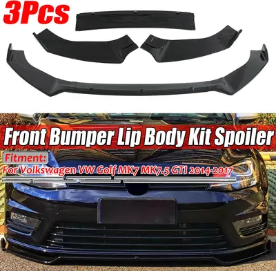Produktbild von Frontspoiler Lippe Splitter Frontschürze Glanz Schwarz für VW Golf MK7 VII GTI