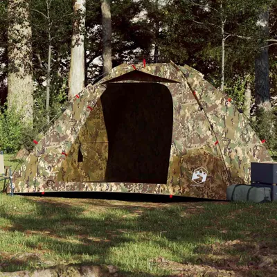 Image de vidaXL Tente de pêche 4 personnes camouflage Quick Release