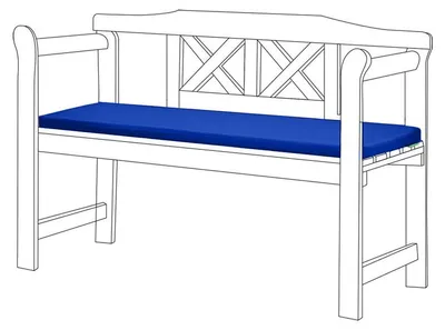 Produktbild von Gartenbankauflage – Wasserabweisendes Bankkissen mit Komfortfüllung – Bequemes Sitzpolster für Garten, Terrasse und Balkon