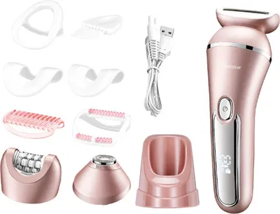 Image de INF Épilateur Électrique Rose 3-en-1 Multifonctionnel pour Femmes