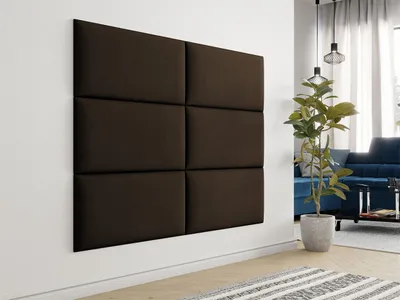 Obrázok produktu pre Čalúnený panel na stenu 84x24 PAG - hnedý