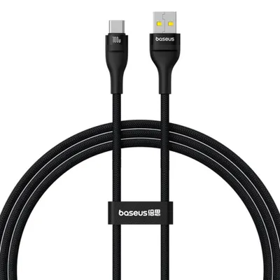 Zdjęcie produktu dla Kabel Baseus Flash 2 USB-A -> USB-C 100W 1m czarny
