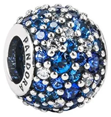 Produktbild von PANDORA Charm - Himmelsmosaik Pavé Kugel, 791261NSBMX