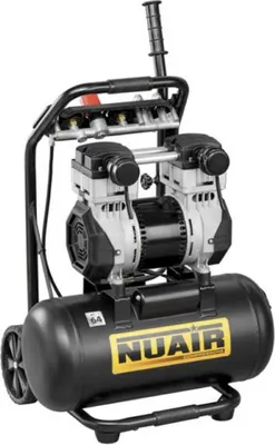 Obrázok produktu pre BEZOLEJOVÝ KOMPRESOR 24 L, 8 BAR, S TLMIČOM HLUKU, 59 dB, 2 KM – N/B2BP404NUA