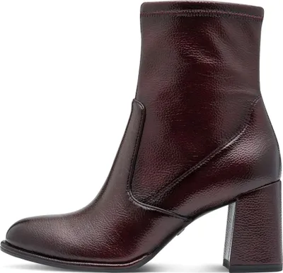 Produktbild von Tamaris Damen Stiefelette Reißverschluss Blockabsatz Elegant 1-25357-41, Größe:37 EU, Farbe:Violett