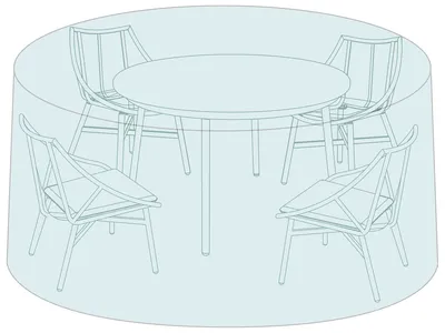 Obrázek produktu pro nabbi Ochranný obal na zahradní set E-NBD100 - světle šedá