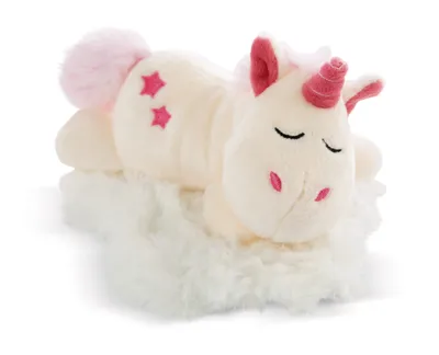 Produktbild von NICI Plüsch Schlafeinhorn Theodor 16cm liegend, auf Decke, ab 0 Mon