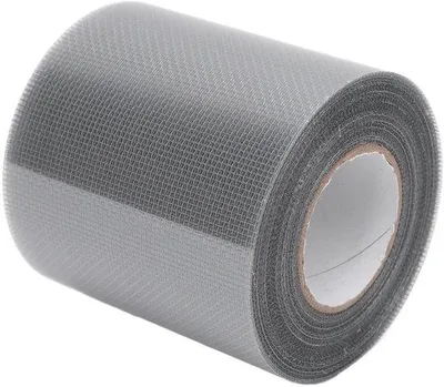 Produktbild von Fensterabdeckungs-Reparaturband, Selbstklebendes Netzband für Camping und Haustür, 6,1m lang, Grau