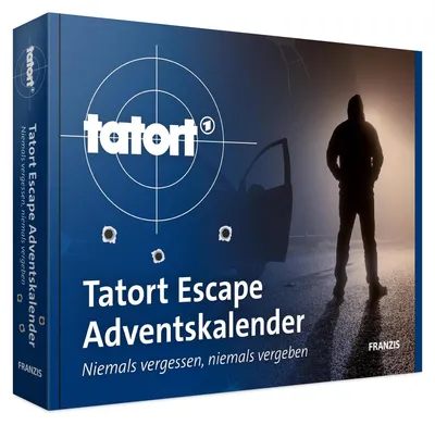 Obrázok produktu pre 67227 Tatort Escape adventný kalendár Nikdy nezabudnuť nikdy neodpustiť