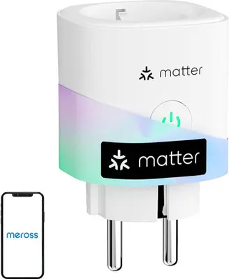 Zdjęcie produktu dla Inteligentne gniazdo MEROSS MSS315MA-EU z pomiarem energii (Matter)