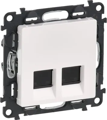 Immagine prodotto di Presa 2xRJ45 Cat 5e. UTP Valena Life Legrand - Bianco
