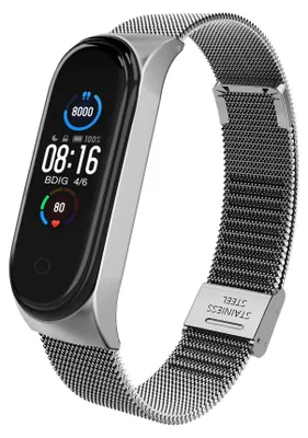 Image de Bracelet en métal de type "Milanese" pour Xiaomi Mi Band 6